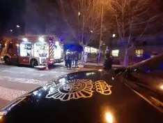 Foto 3 - Varios ancianos trasladados al hospital tras declararse un fuego en una residencia