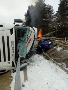 Imágen del accidente. Alberto Rubio
