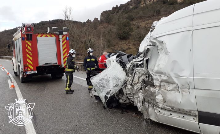 Un fallecido tras una colisión en Burgos
