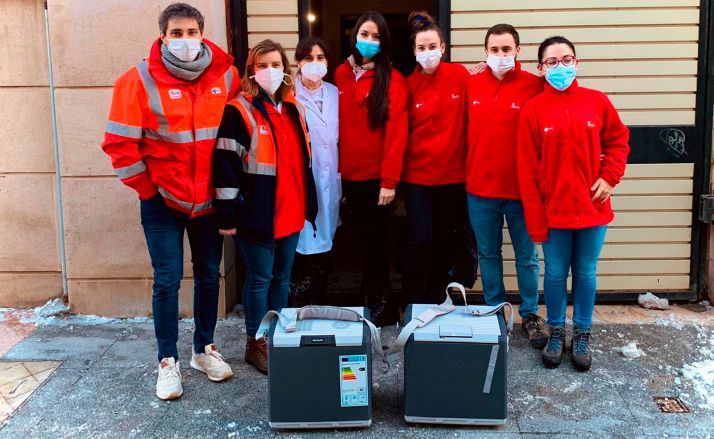 Serrano agradece al equipo de Vacunas Covid Soria su labor en las residencias