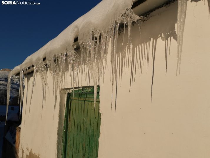 El aviso amarillo por temperaturas bajas ha continuado esta madrugada en Soria