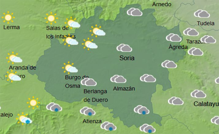 El tiempo en Soria: Desactivada la alerta por nieve