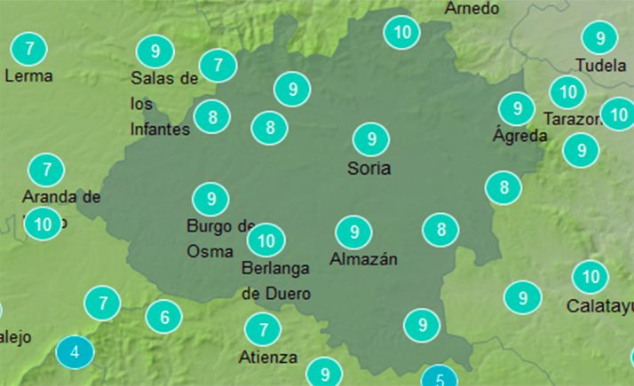 El tiempo en Soria: Aumenta la nubosidad y viento por la tarde