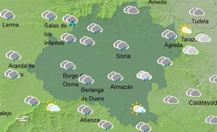 El tiempo en Soria: Se mantiene la inestabiliad y nieve por encima de los 1.000 metros