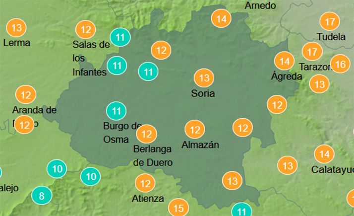 El tiempo en Soria: Mejoría en los termómetros