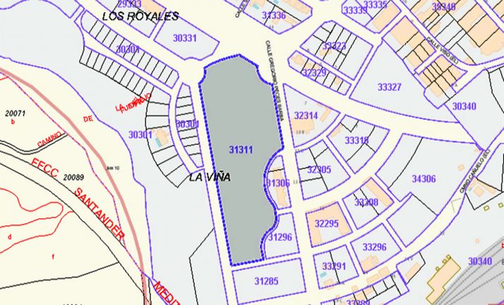 La parcela, según la referencia catastral. 