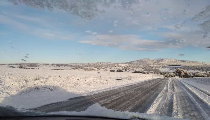 4 carreteras de la provincia de Soria cerradas por ventisqueros