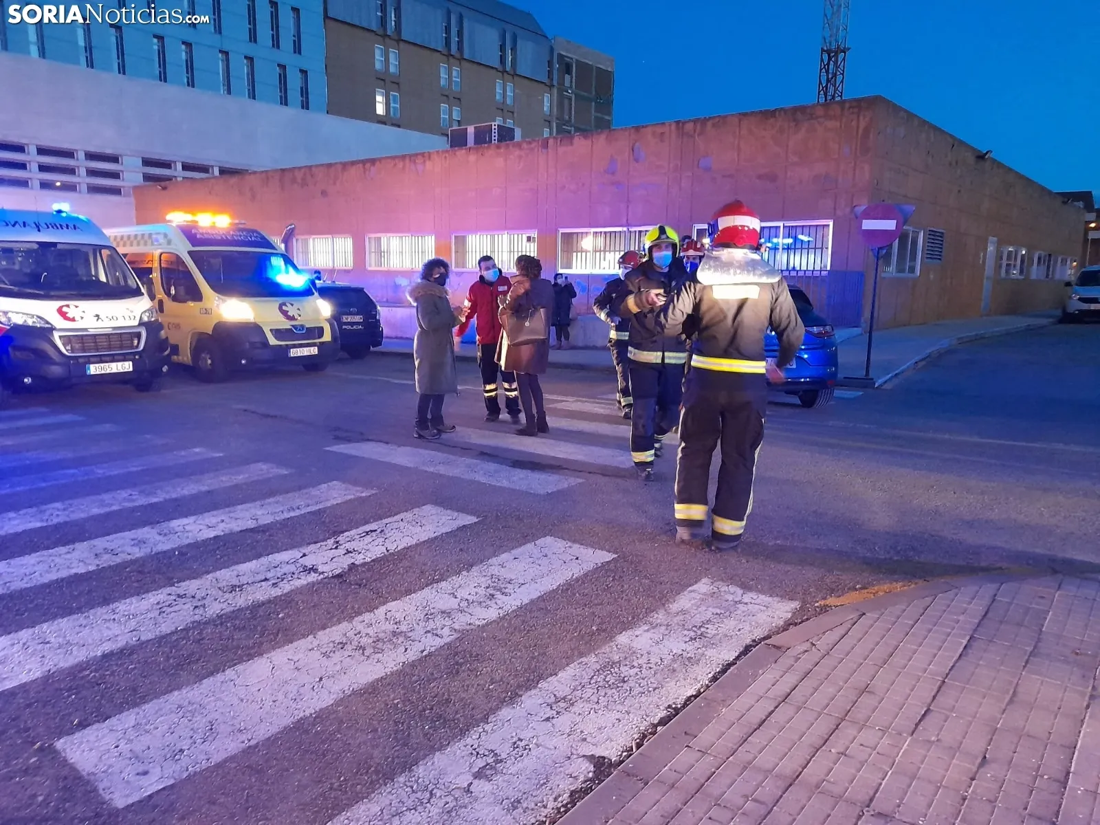 Una imagen del exterior del Santa Bárbara esta tarde. /SN