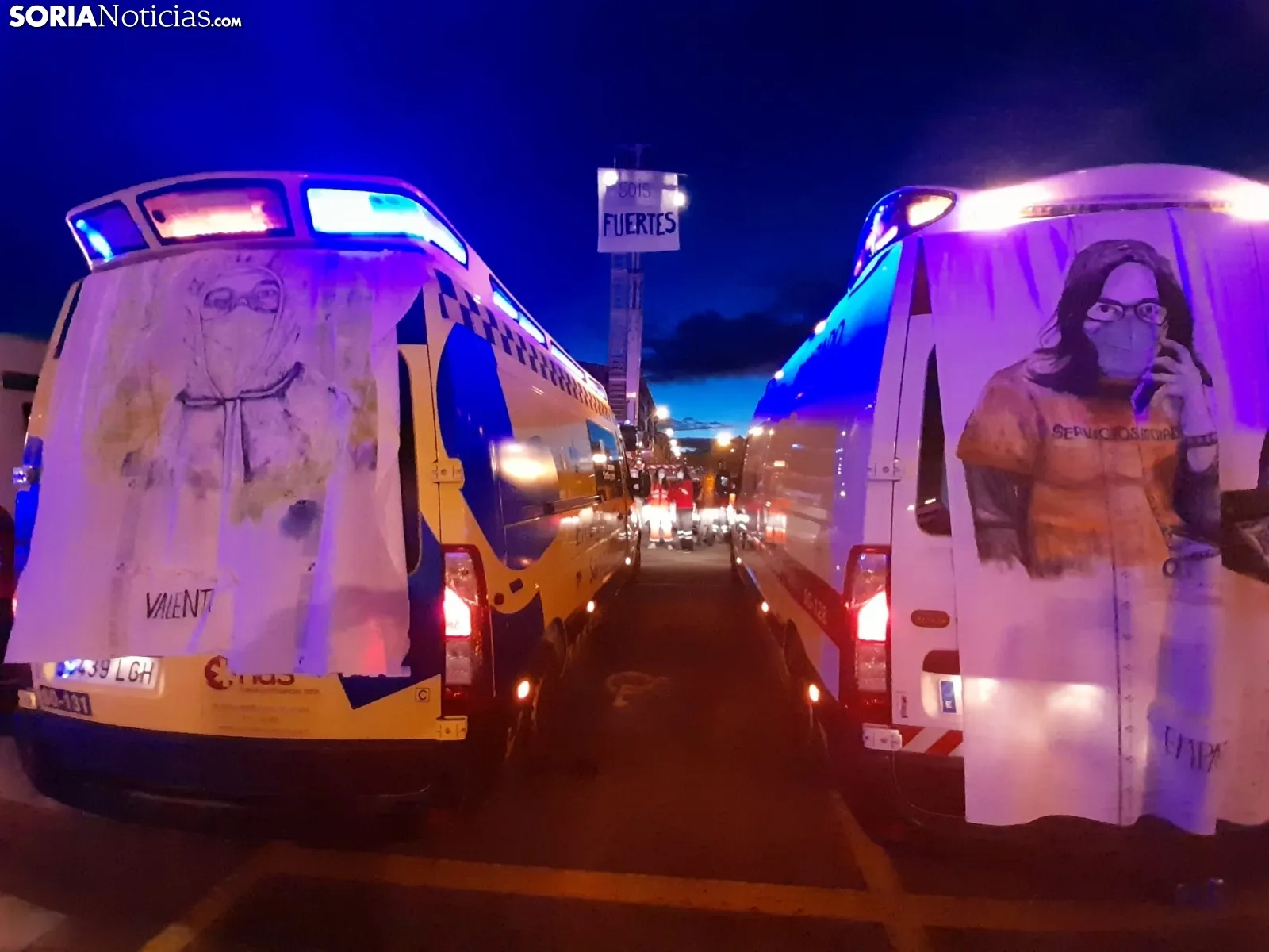 Una imagen del exterior del Santa Bárbara esta tarde. /SN