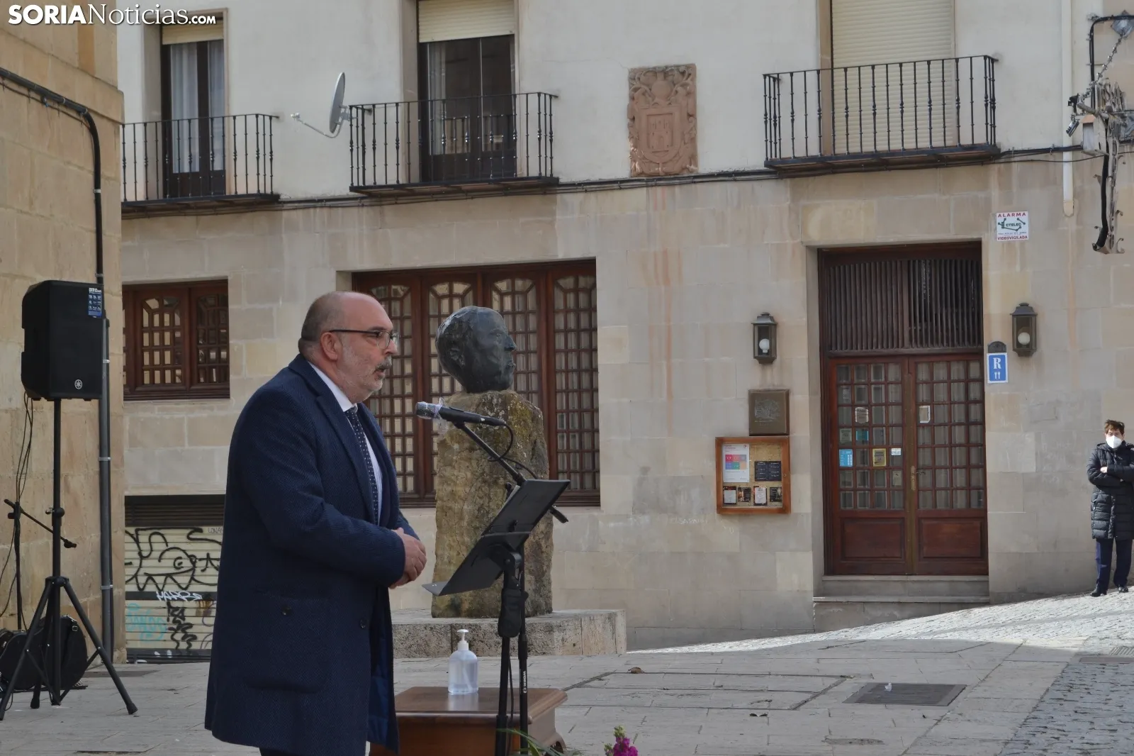 Una imagen de la celebración del 82 aniversario del fallecimiento del poeta. /SN