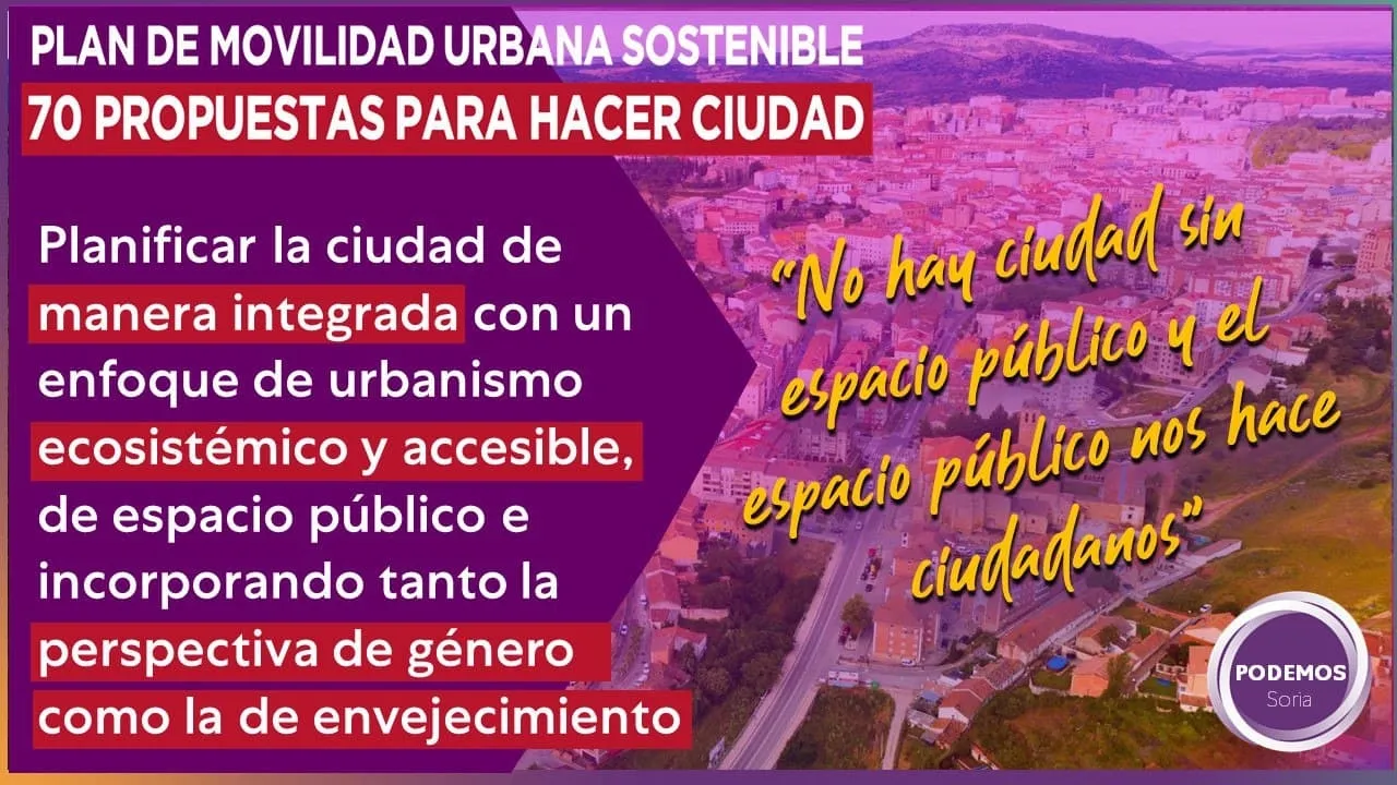 Foto 2 - Las 76 propuestas de Podemos para la movilidad sostenible en Soria