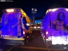 Una imagen del exterior del Santa Bárbara esta tarde. /SN