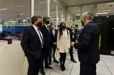 Una imagen de la visita. 