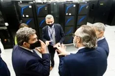 Una imagen de la visita. 