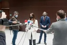 Una imagen de la visita. 