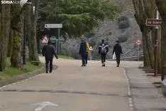 Imagen de parque del Castillo esta mañana. /SN
