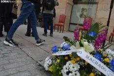 Una imagen de la celebración del 82 aniversario del fallecimiento del poeta. /SN