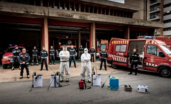 Casi el 60% de las actuaciones de Bomberos en 2020 tuvieron relación con la pandemia en la capital