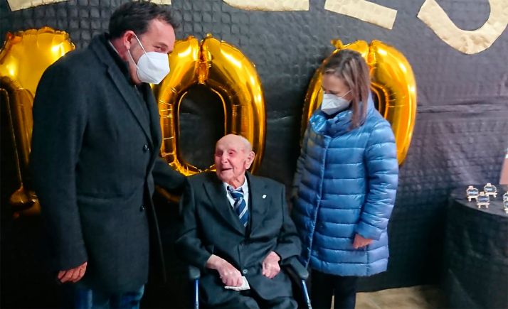 Ólvega homenajea a su nuevo centenario, Jesús Muñoz