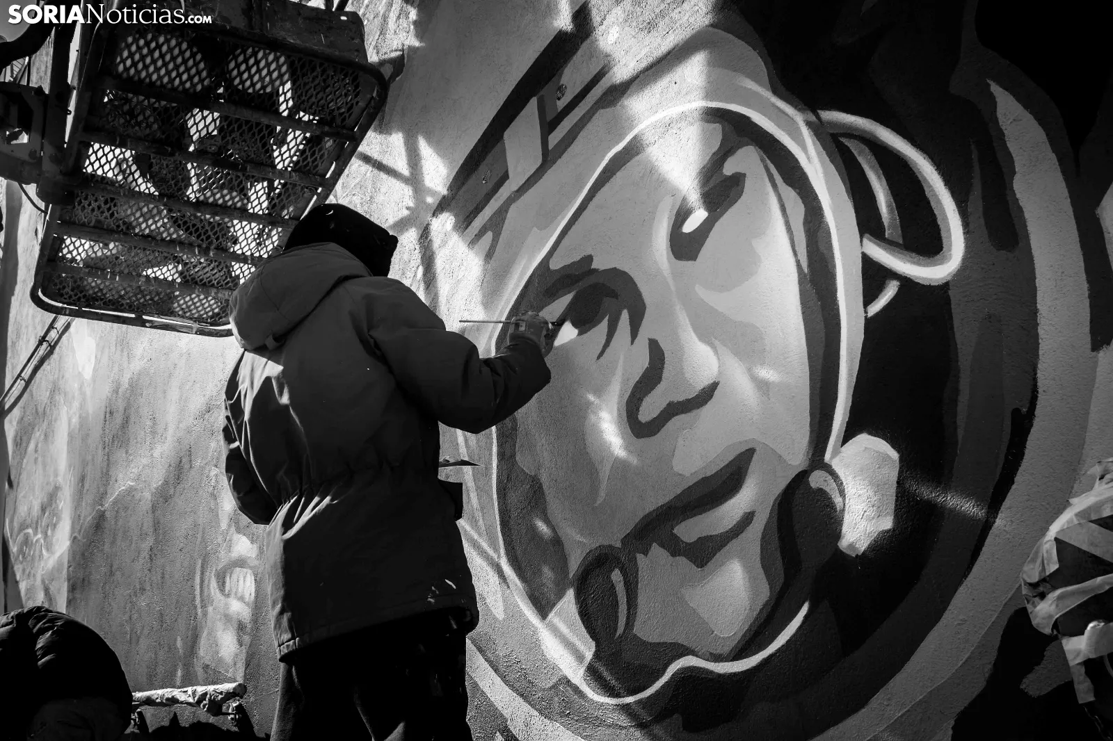 Nuevo mural feminista de Soria. Viksar Fotografía