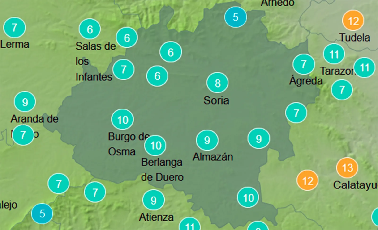 Foto 2 - El tiempo en Soria: Leve mejor&iacute;a en las temperaturas