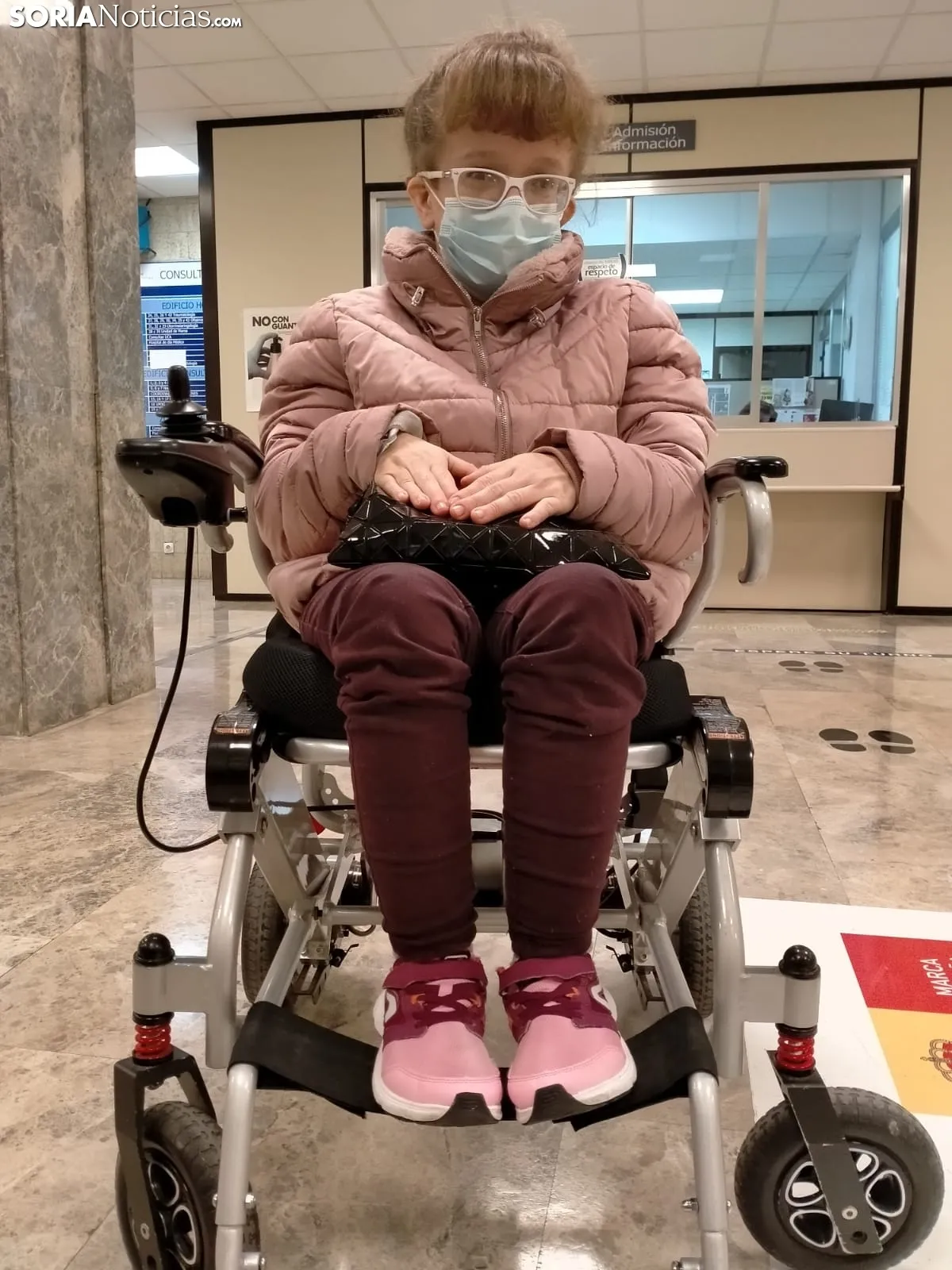 Viviana, en una visita reciente al Santa Bárbara. /SN