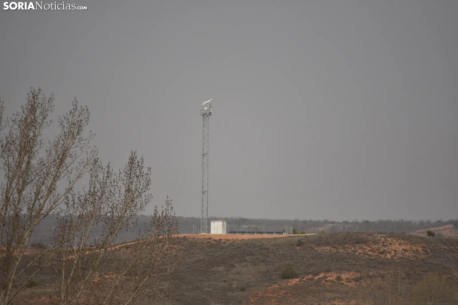 Antena instalada en Matanza de Soria.