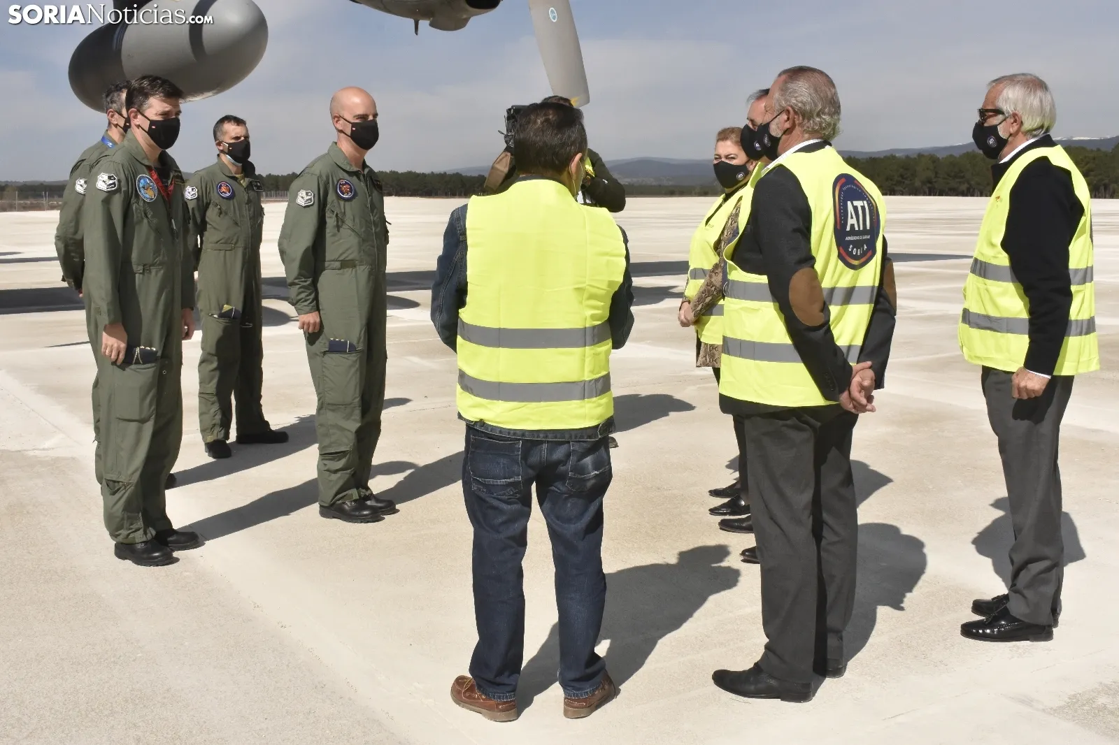 El primer Hércules del Ejército aterriza en Soria. 