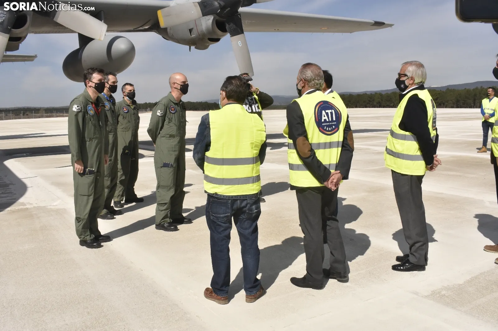 El primer Hércules del Ejército aterriza en Soria. 