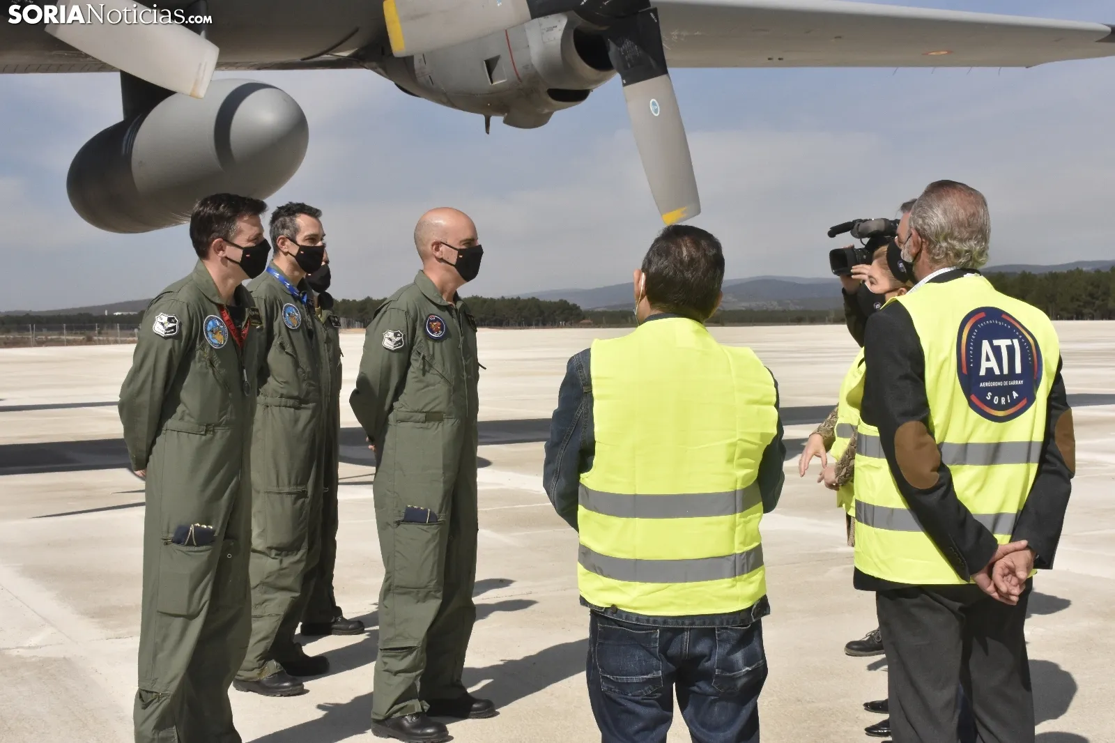 El primer Hércules del Ejército aterriza en Soria. 