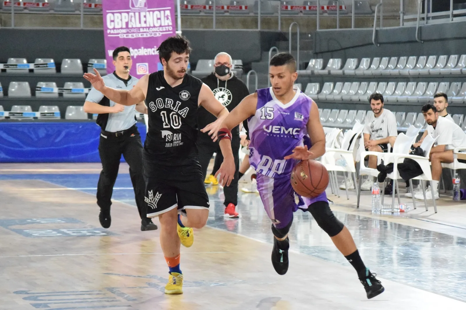 Foto 2 - El CSB Soria Ciudad del Deporte comienza su lucha por la Copa de Castilla y Le&oacute;n con una derrota ante el CB Palencia