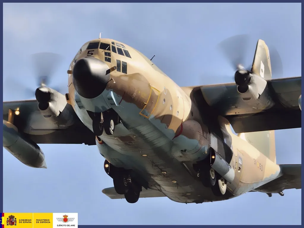 Imágenes de los aviones  Lockheed C-130 Hércules del Ministerio de Defensa