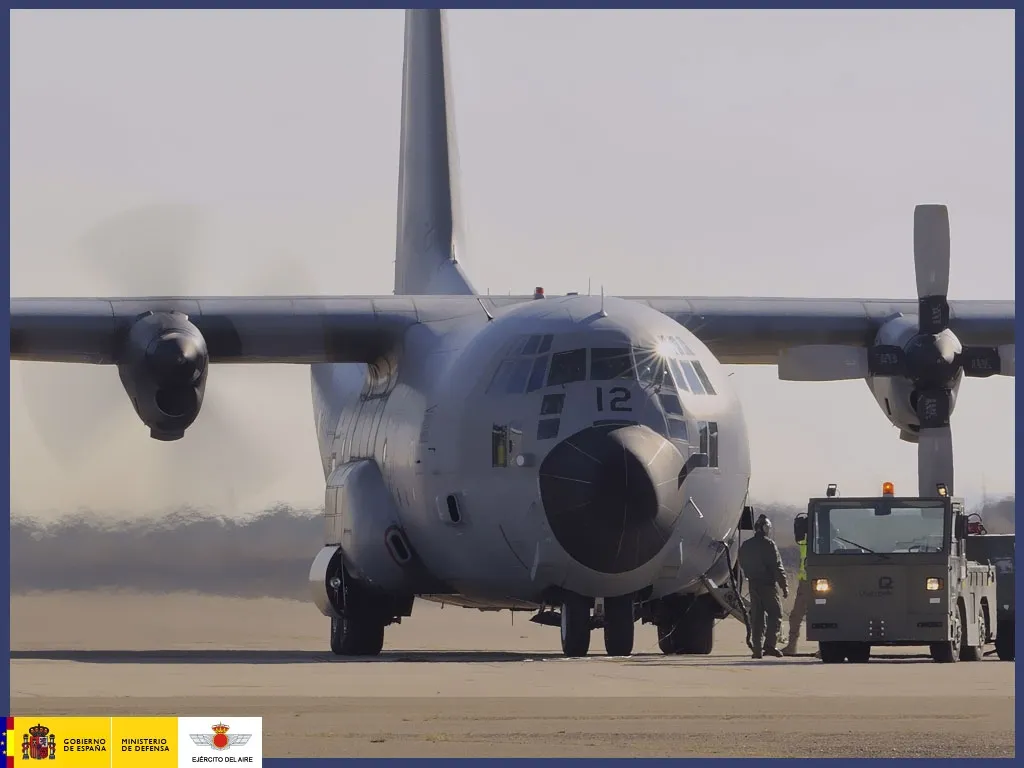 Imágenes de los aviones  Lockheed C-130 Hércules del Ministerio de Defensa
