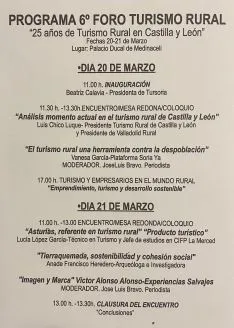 Foto 3 - Medinaceli acoge este fin de semana el foro &lsquo;25 a&ntilde;os de turismo rural en Castilla y Le&oacute;n&rsquo;