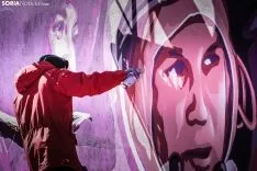 Nuevo mural feminista de Soria. Viksar Fotografía