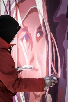 Nuevo mural feminista de Soria. Viksar Fotografía