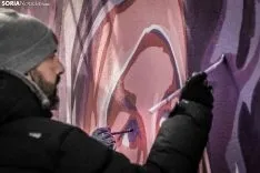 Nuevo mural feminista de Soria. Viksar Fotografía