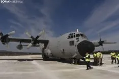 El primer Hércules del Ejército aterriza en Soria. 