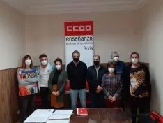 Foto 3 - Carlos L&aacute;zaro, nuevo secretario de Ense&ntilde;anza de CCOO Soria