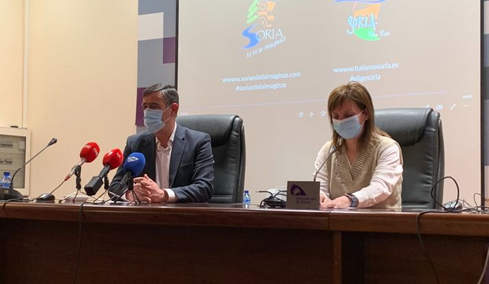 Diputación y Ayuntamiento firman un convenio para promocionar Soria