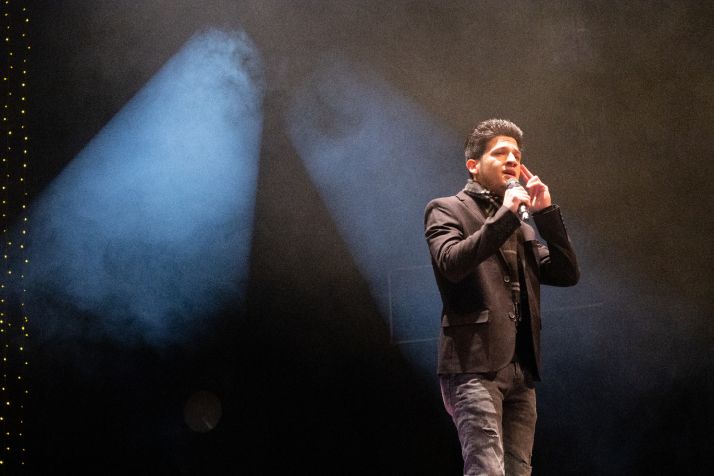 Lorcas durante su actuación en la Audiencia. /Beatriz López