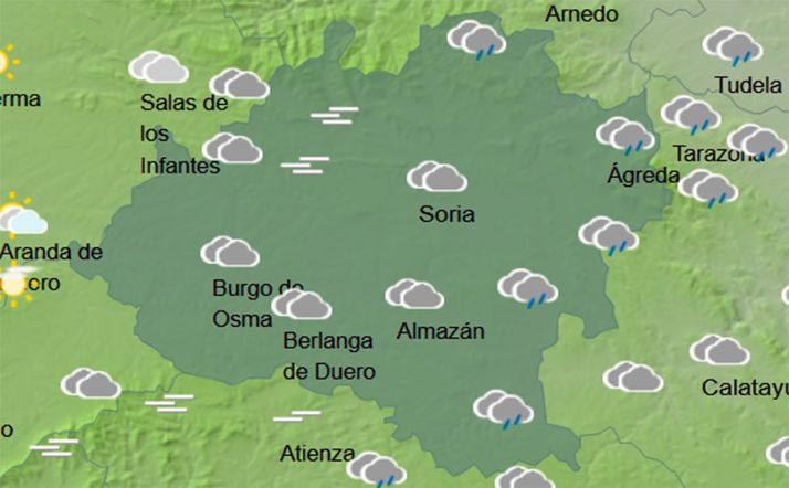 El tiempo en Soria: Lluvias para abrir marzo