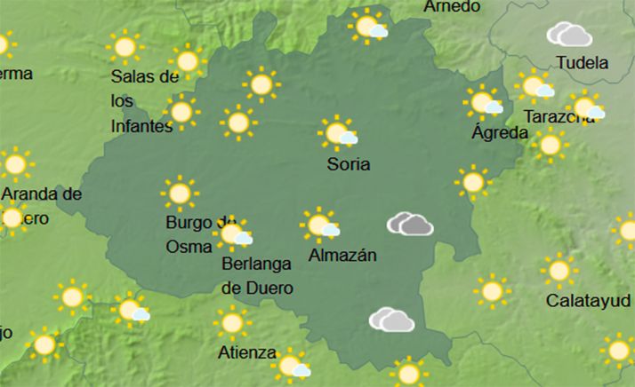El tiempo en Soria: Nubosidad y alguna tormenta montañosa