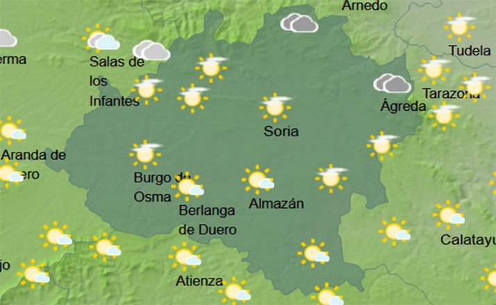 El tiempo en Soria: Bajan las máximas y comienzan los cambios