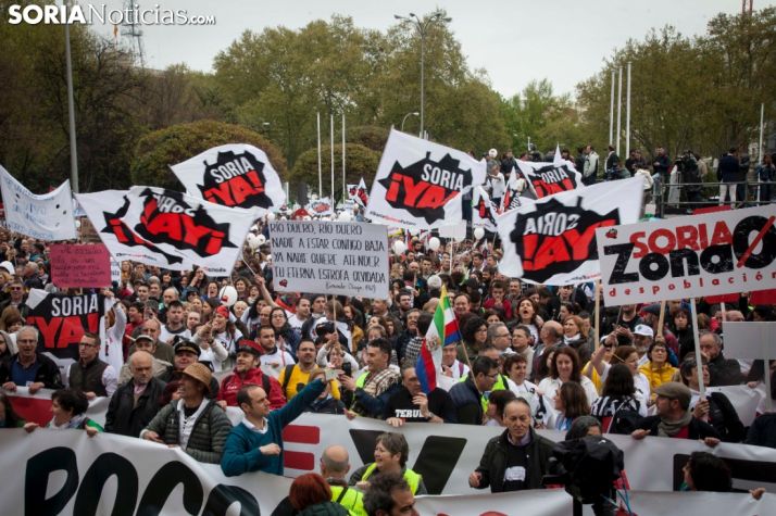 La revuelta de la España Vaciada celebra dos años a las puertas del Congreso de los Diputados