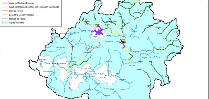 La temporada de pesca de trucha en Soria comienza el 27 de marzo