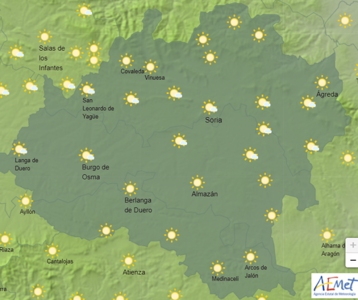 El tiempo en Soria: Jornada de ambiente primaveral