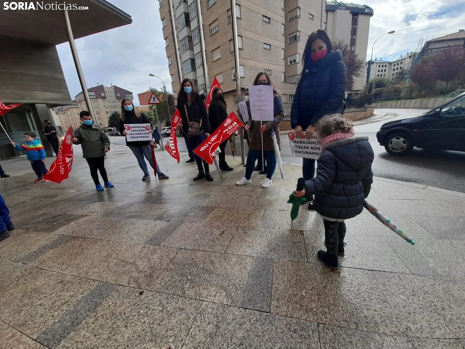 Una imagen de la concentración esta tarde de miércoles. /SN