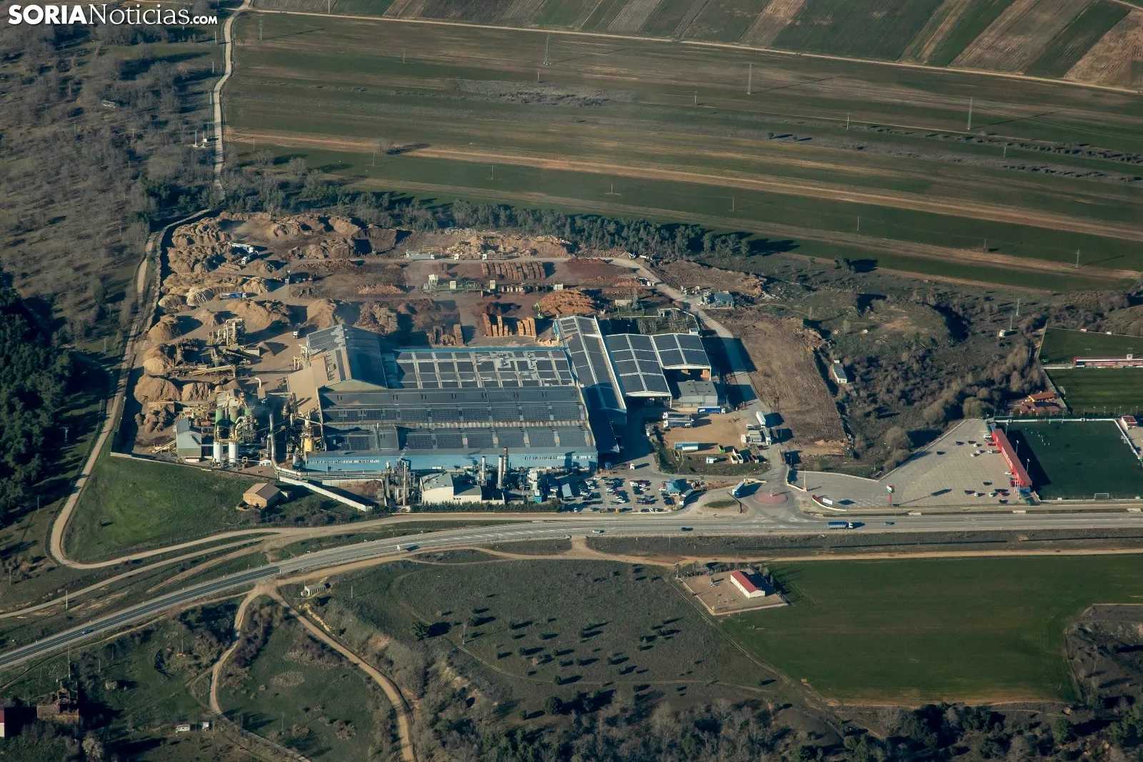 Soria desde el aire.
