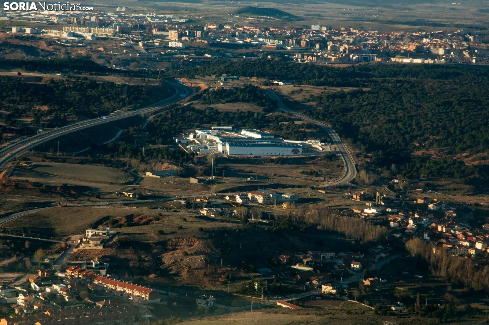 Soria desde el aire.
